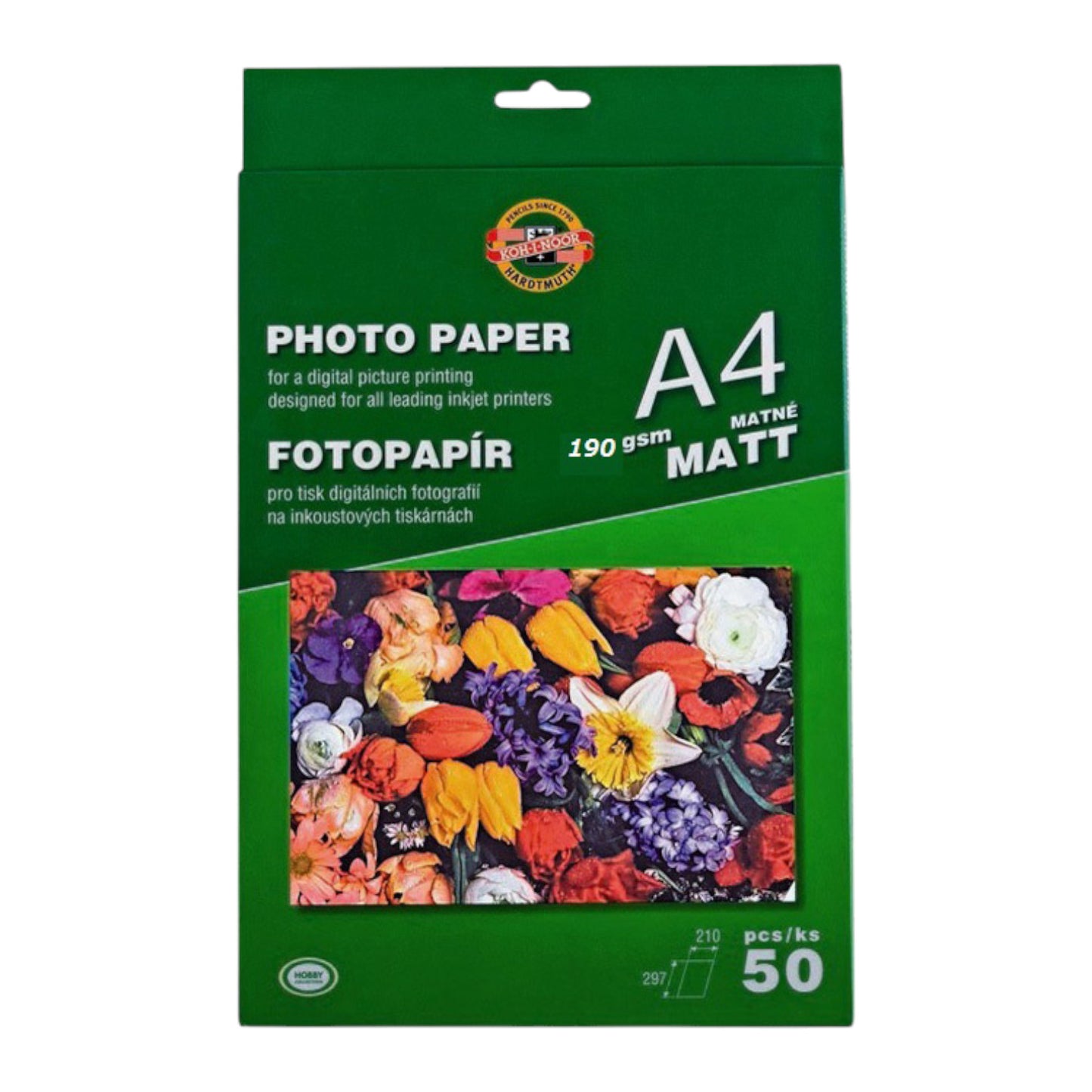 Photo paper A4 mat 190gr 1-50