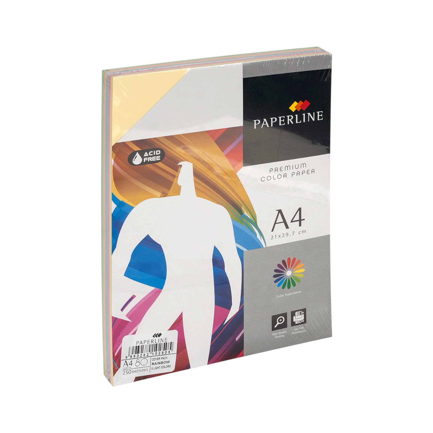 Fotokopir papir A4 MC mix pastel 80gr 250l