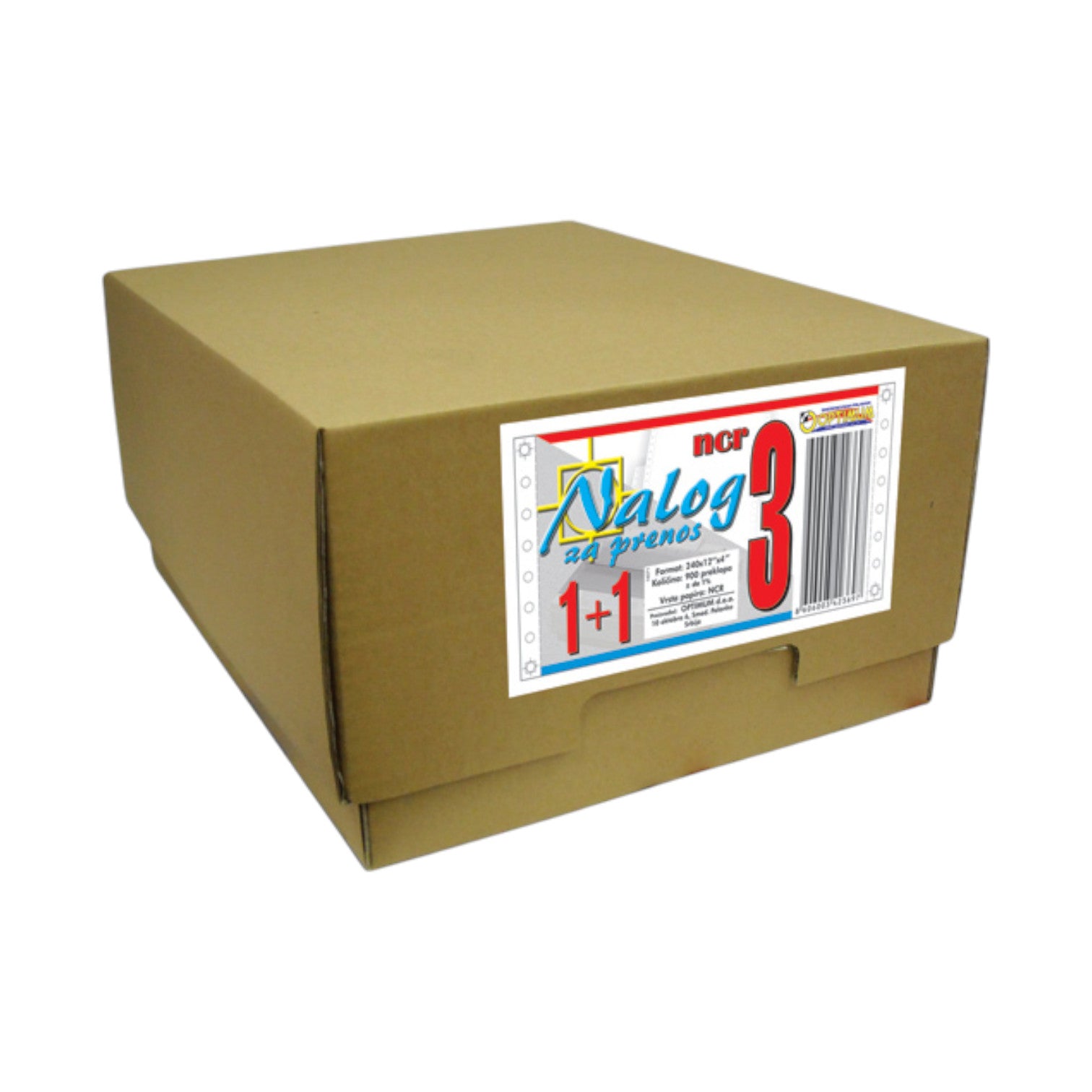 Tabulir 3 NCR 1+1 nalog za prenos