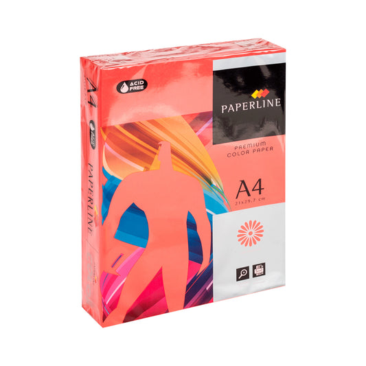 Fotokopir papir A4 crveni intenzivni 80gr. 500l