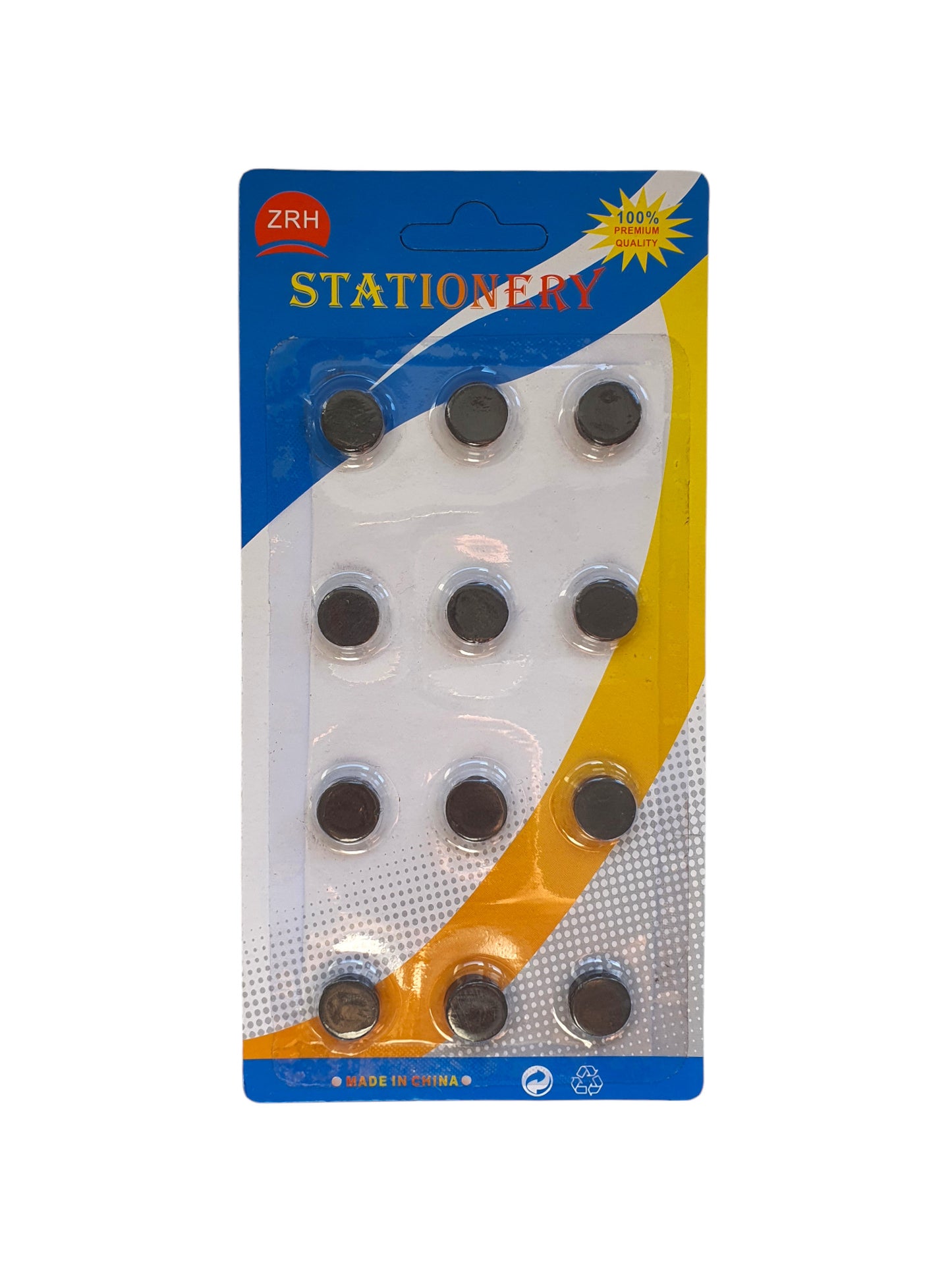 Magnet fi1,1cm  blister 1-12