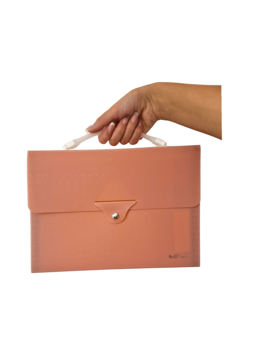 Torba sa 13 pregrada pastelna