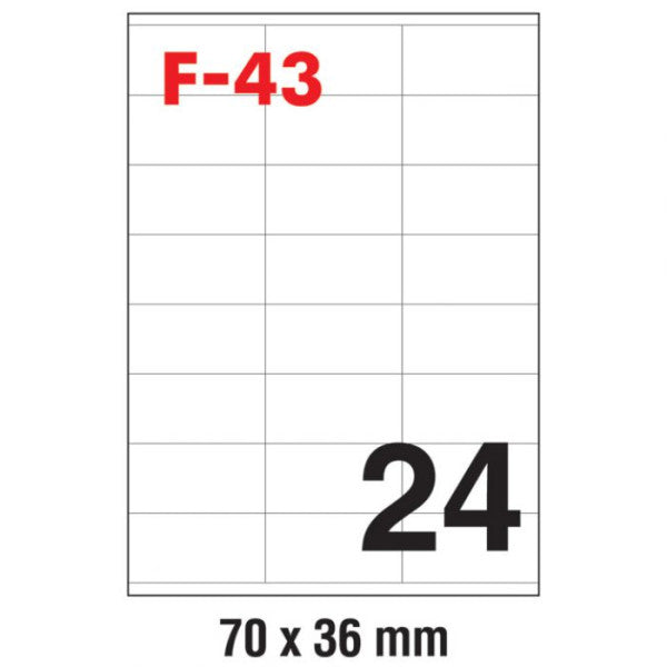 Muflon nalepnica 70x36mm Fornax F-43