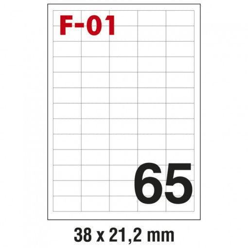 Muflon nalepnica 38x21,2mm  Fornax F-01