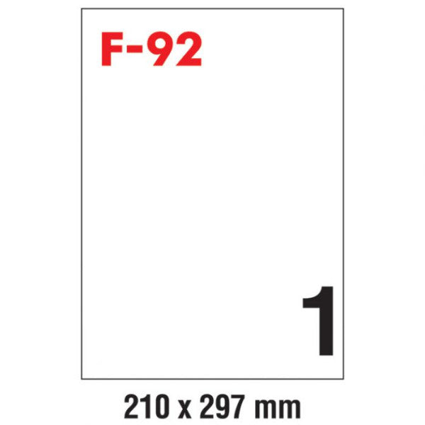 Muflon nalepnica A4 210x297mm Fornax F-92