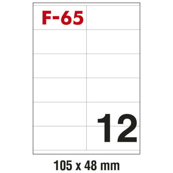 Muflon nalepnica 105x48mm Fornax F-65