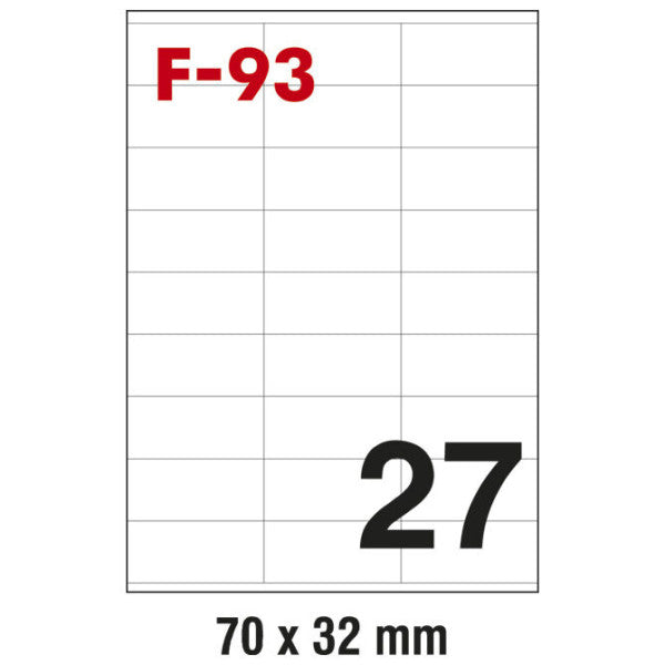 Muflon nalepnica 70x32mm Fornax F-93