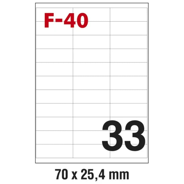 Muflon nalepnica 70x25,4mm Fornax F-40