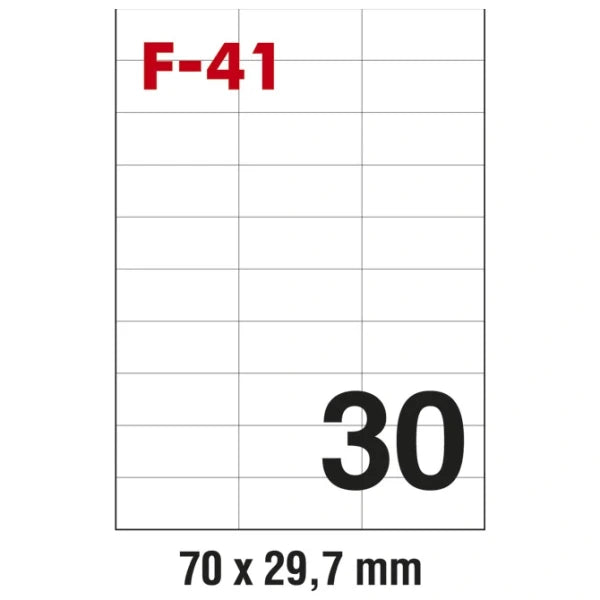 Muflon nalepnica 70x29,7mm Fornax F-41