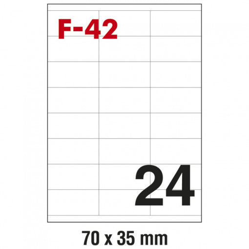 Muflon nalepnica 70x35mm Fornax F-42