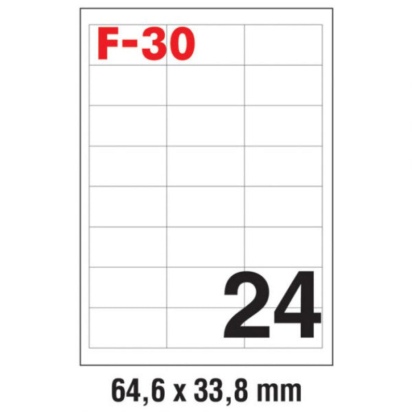 Muflon nalepnica 64,6x33,8mm Fornax F-30