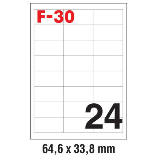 Muflon nalepnica 64,6x33,8mm Fornax F-30