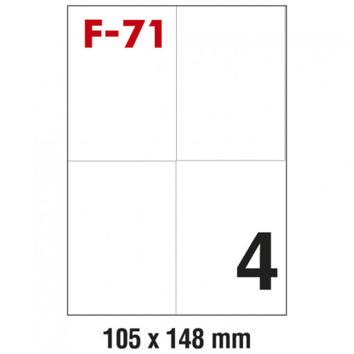 Muflon nalepnica 105x148mm  Fornax F-71