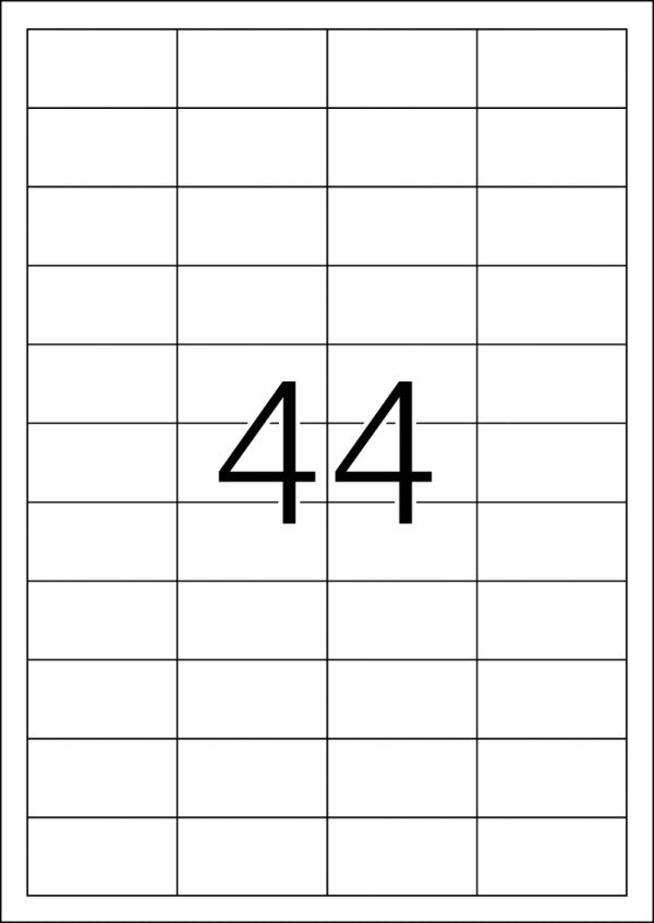 Muflon nalepnica 48,3x25,4mm