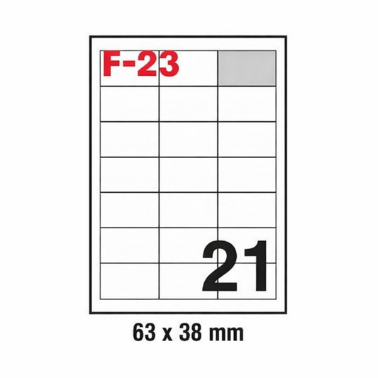 Muflon nalepnica 63x38mm Fornax F-23