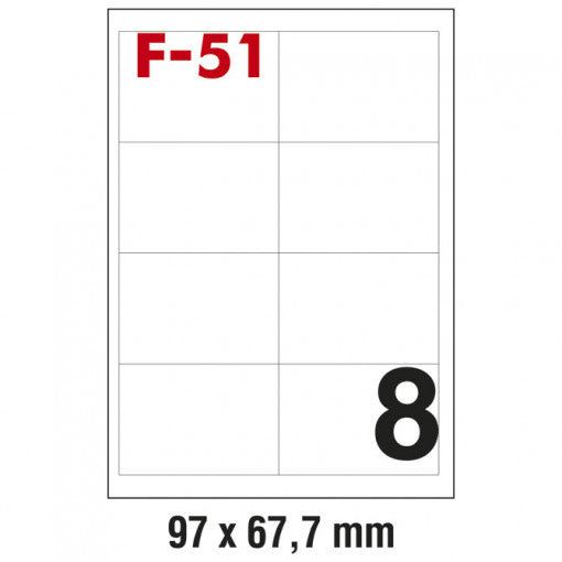 Muflon nalepnica 97x67,7mm Fornax F-51