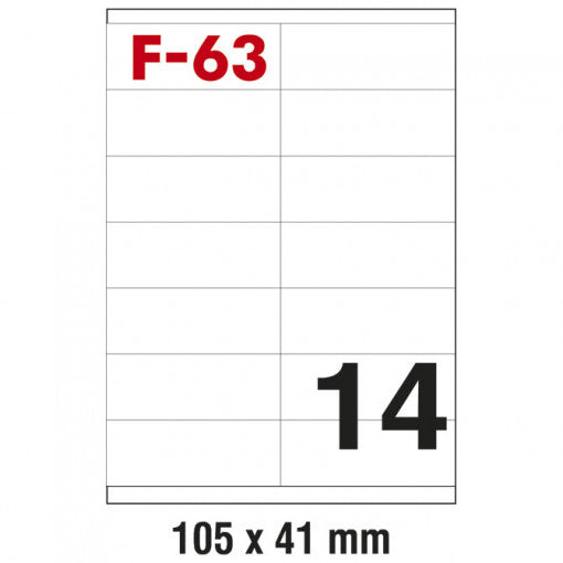 Muflon nalepnica 105x41mm Fornax F-63