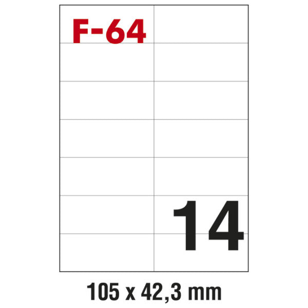 Muflon nalepnica 105x42,3mm Fornax F-64