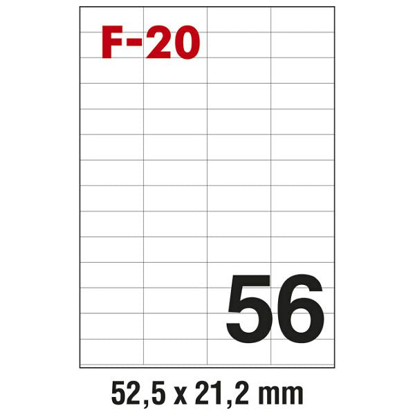 Muflon nalepnica 52,5x21,2mm Fornax F-20